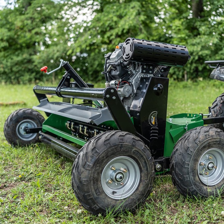 ATV flail mower XL with flap, 1,5 m, 25 hp