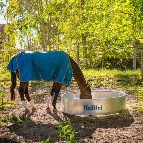 Feeder for horses and cattle, 1.8 m ø, 4 sections