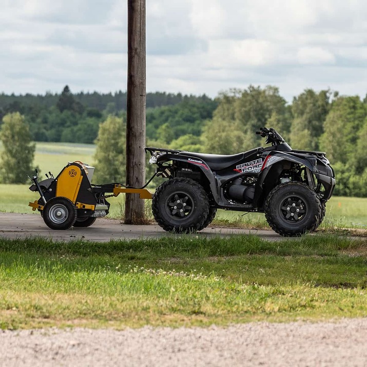 Electric ATV flail mower