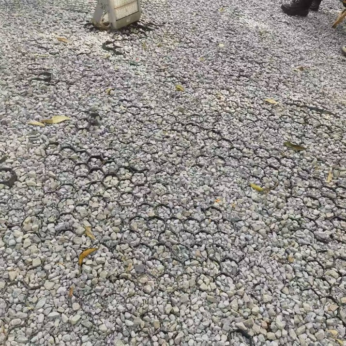 Ground-reinforcing plastic mat 1 m²