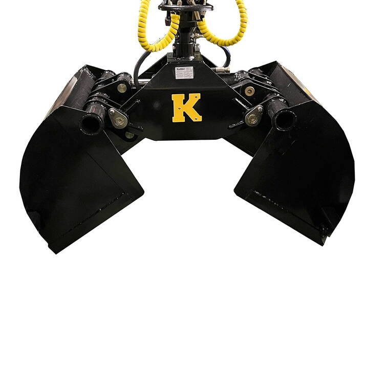 Grapple bucket for forestry trailer, 55 cm