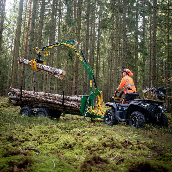 Forestry trailer ATV FT36-2T