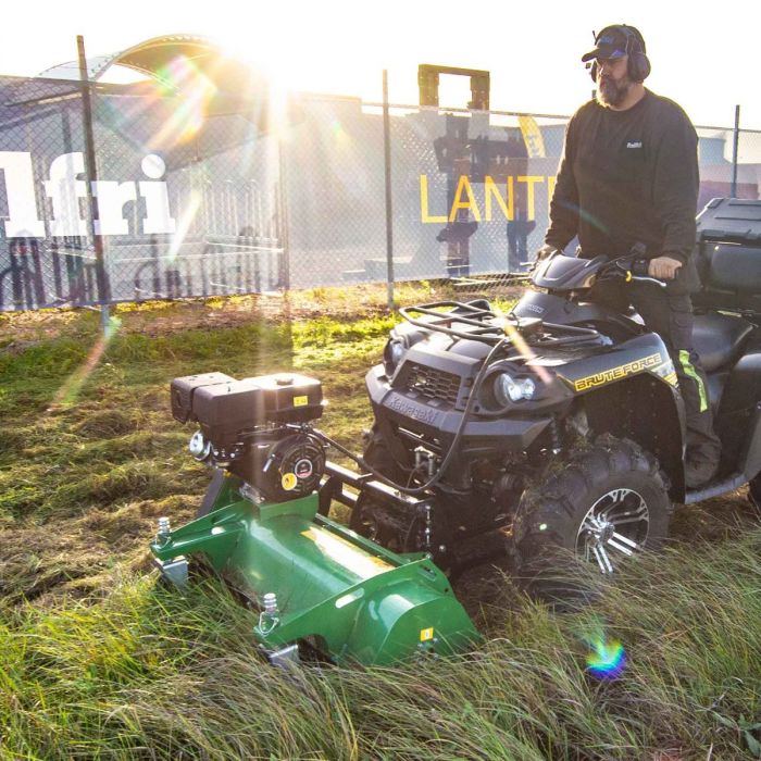 ATV flail mower, front mounted