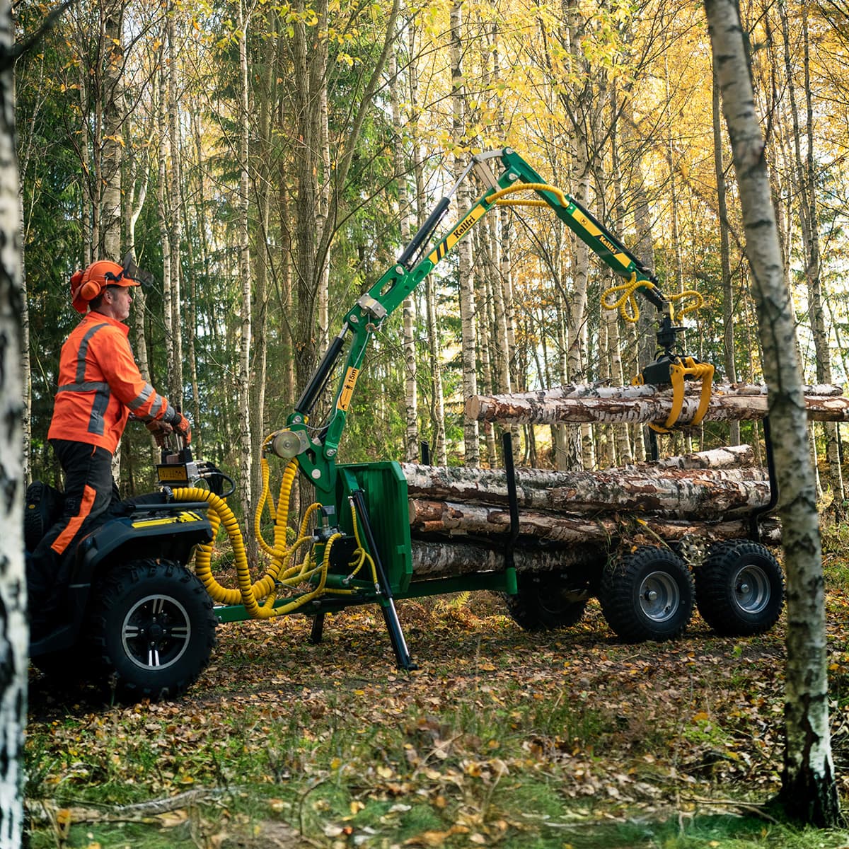 Forestry trailer ATV FT42DFR-2T