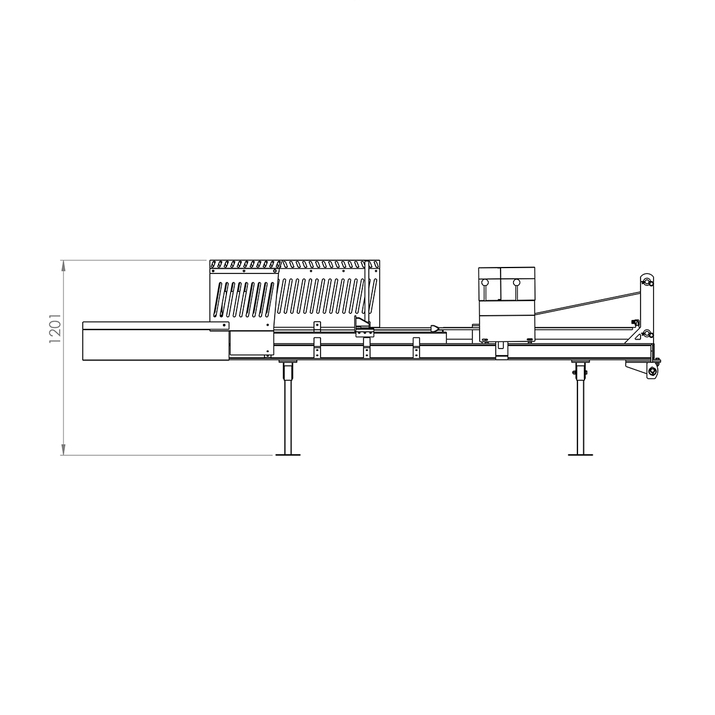 Firewood splitter, tractor-driven, 7 tonnes, 110 cm