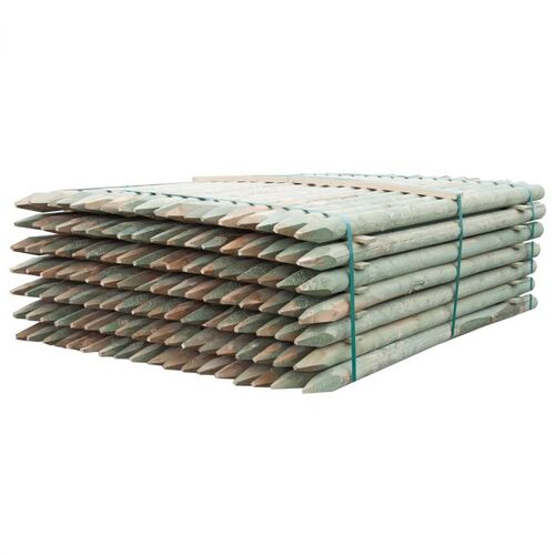 Pressure-impregnated post 1.5 m x 6 cm. 126 per bundle