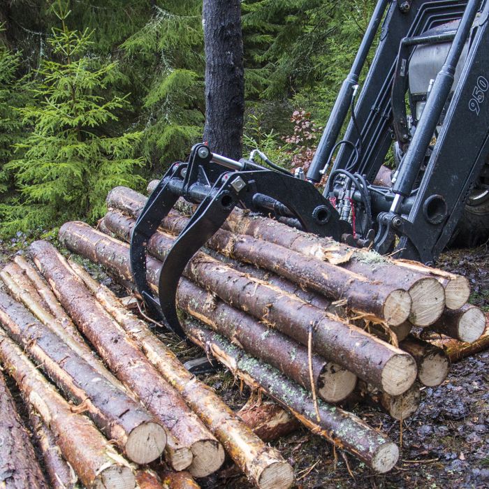 Timber grapple for frontloaders, Euro