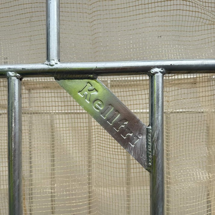 Firewood sack stand for EU and Hydro pallets