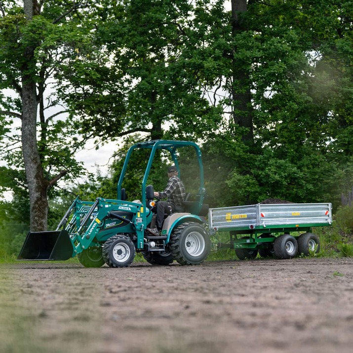 Tipping trailer, 2.5 tonnes, galvanized