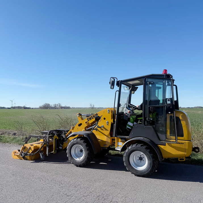 Sweeper with collector
