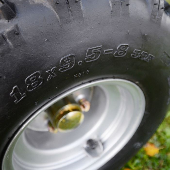 Tipping trailer ATV 500 kg with galvanized tread plate