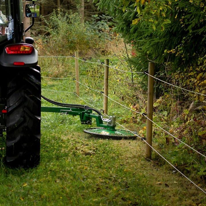 Strimmer, front mounted, with attachment to fit Trima