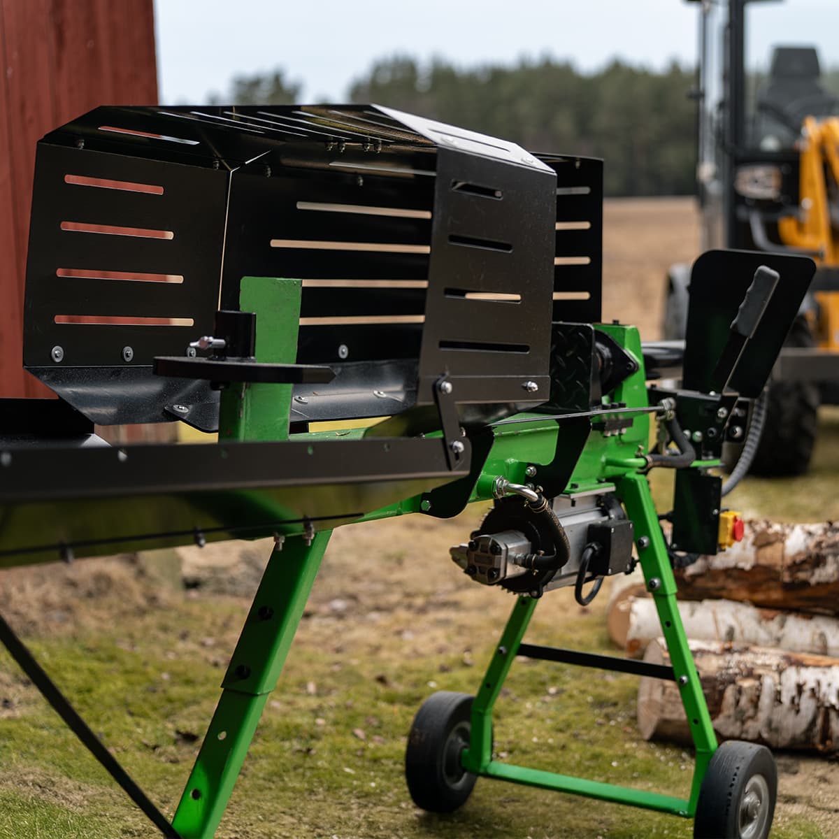 Firewood splitter, electric-powered 7 tonnes, 70 cm