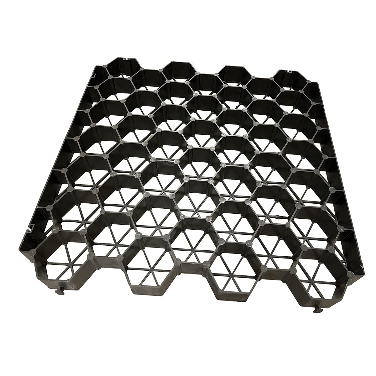 Ground-reinforcing plastic mat 1 m²