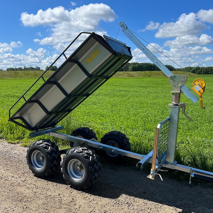 Tipping and forestry trailer ATV PRO, Tower2+