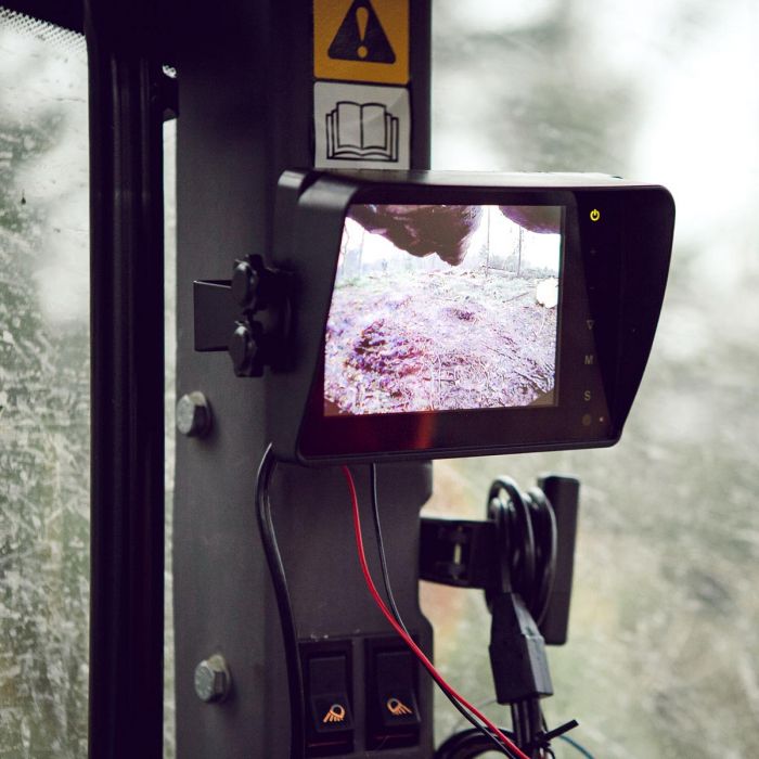 Rearview camera incl. monitor and 20 m connection cable