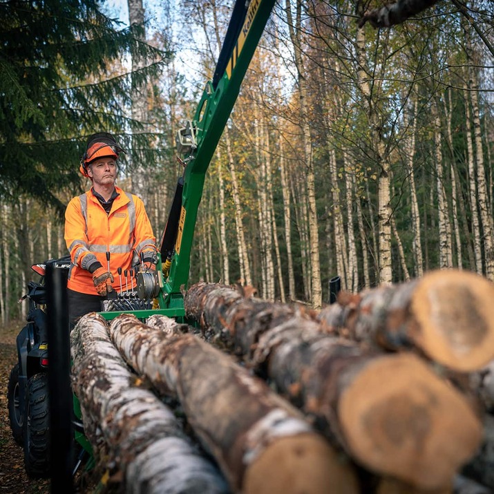 Forestry trailer ATV FT36-2T