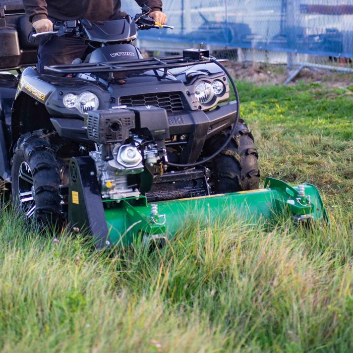 ATV flail mower, front mounted