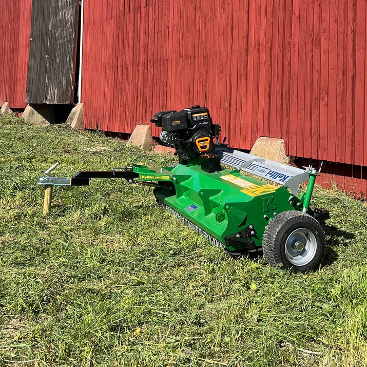 ATV flail mower, with flap and electrical start-up, 1.5 m, 15 hp