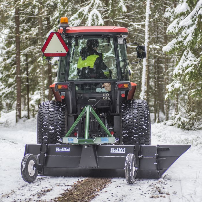 Dozer blade 2.1 m including wheels