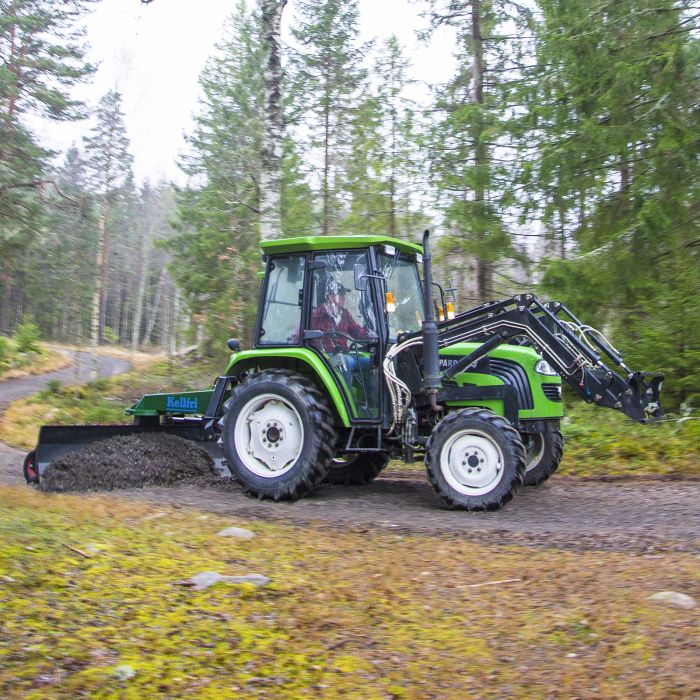 Dozer blade, 2.5 m including wheels and hydraulic cylinder