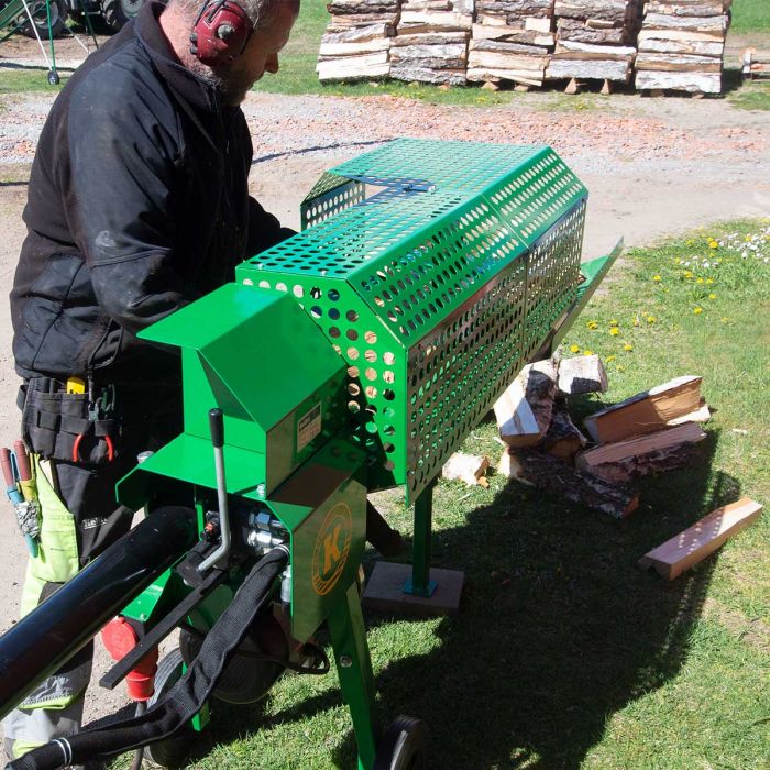 Firewood splitter, electric-powered, 7 tonnes, 70 cm