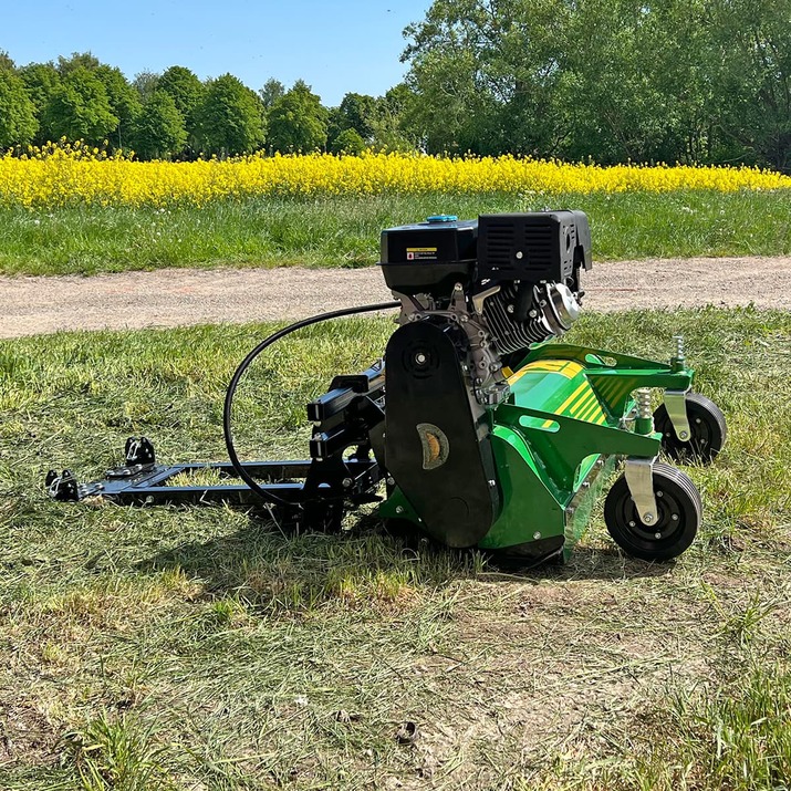ATV flail mower, front mounted
