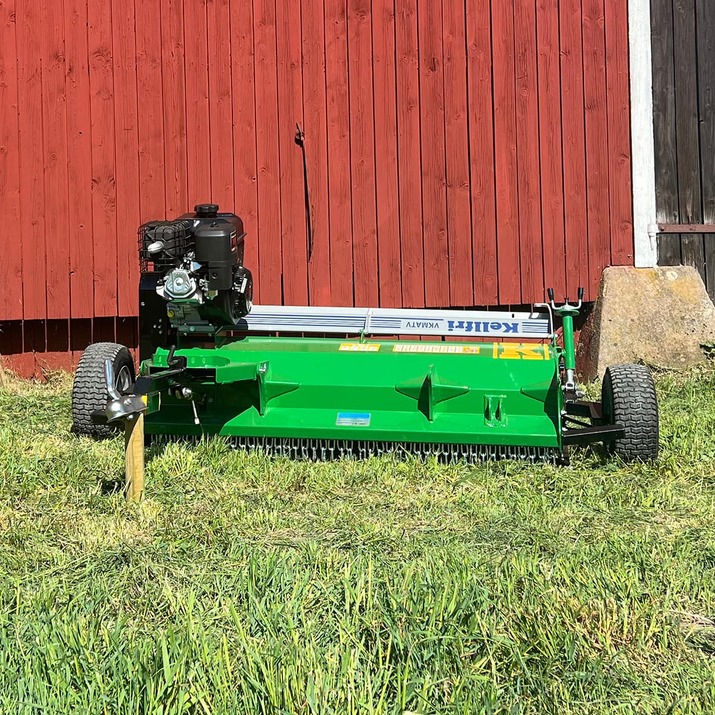 ATV flail mower with flap, 1.2 m, Briggs and Stratton 13.5 hp