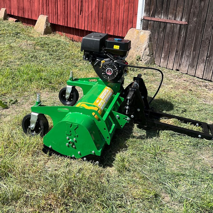 ATV flail mower, front mounted