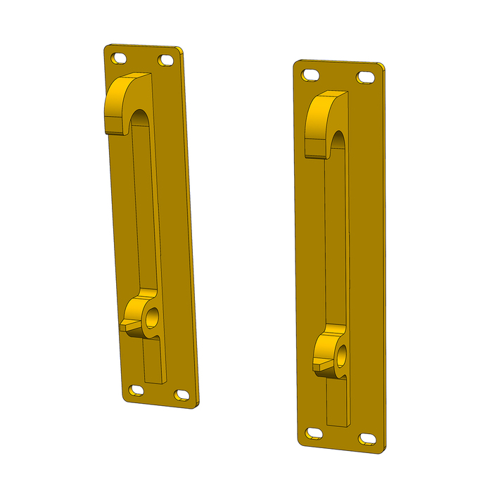 Timber grapple for frontloaders, bolted Trima attachment 