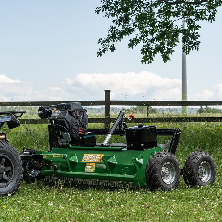 ATV flail mower XL with flap, 1,5 m, 25 hp