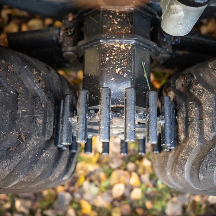 3-tonne forestry trailer ATV with 4,2 m crane