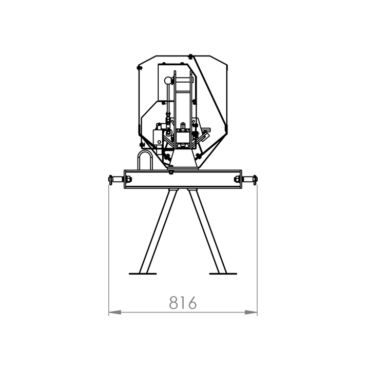 Firewood splitter, tractor-driven, 7 tonnes, 70 cm