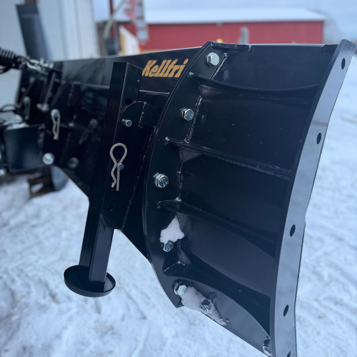 Snow plough 2,5 m, bolted Euro attachment