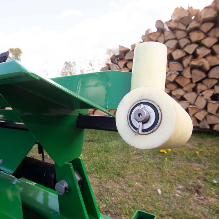 Log cutter and splitter, electric-powered