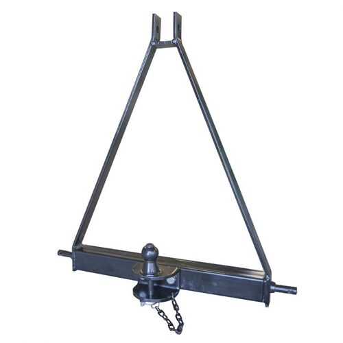 A-frame with tow bar ball, 3-point