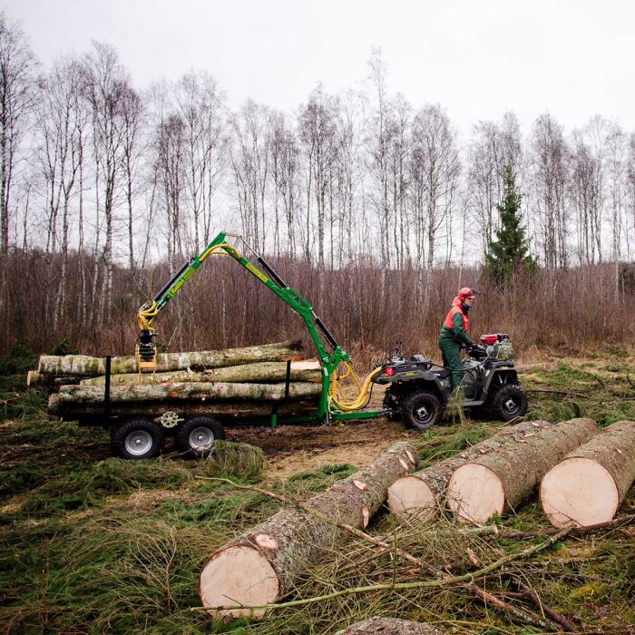 2-tonne Forestry Trailer, Package 7